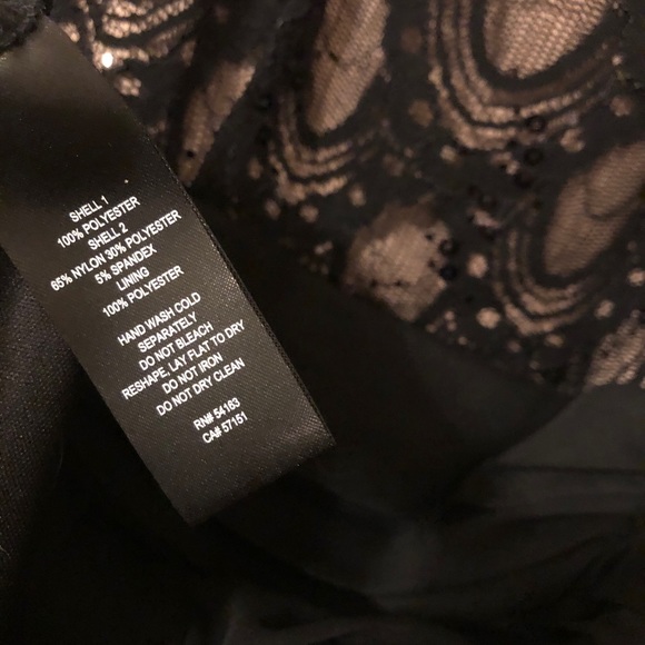 Black JH Evening A-line Dress US size 12 - Picture 12 of 15